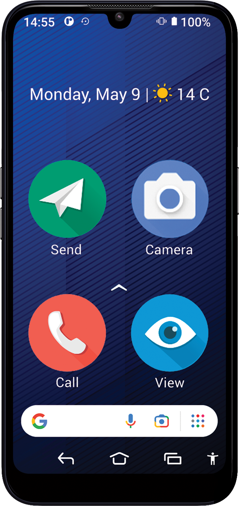 DORO 8200 PLUS - Smartphone (6.1 ", 64 GB, Blu scuro)