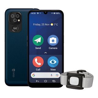 DORO 8200 SECURE - Smartphone (6.1 ", 64 GB, Dunkelblau)