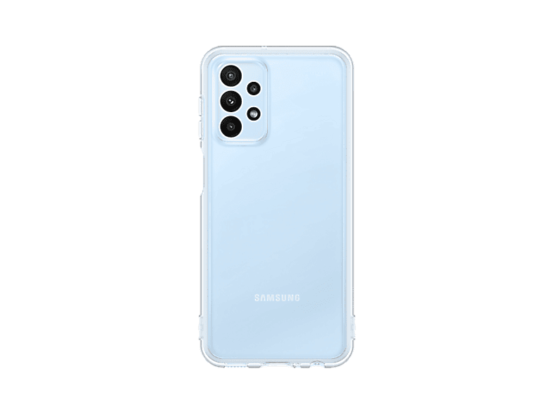 REACONDICIONADO Seminuevo Muy bueno Funda móvil - Samsung, para Galaxy A23, Soft Clear Cover, TPU, Resistente a rayones y golpes, 6.6", Transparente