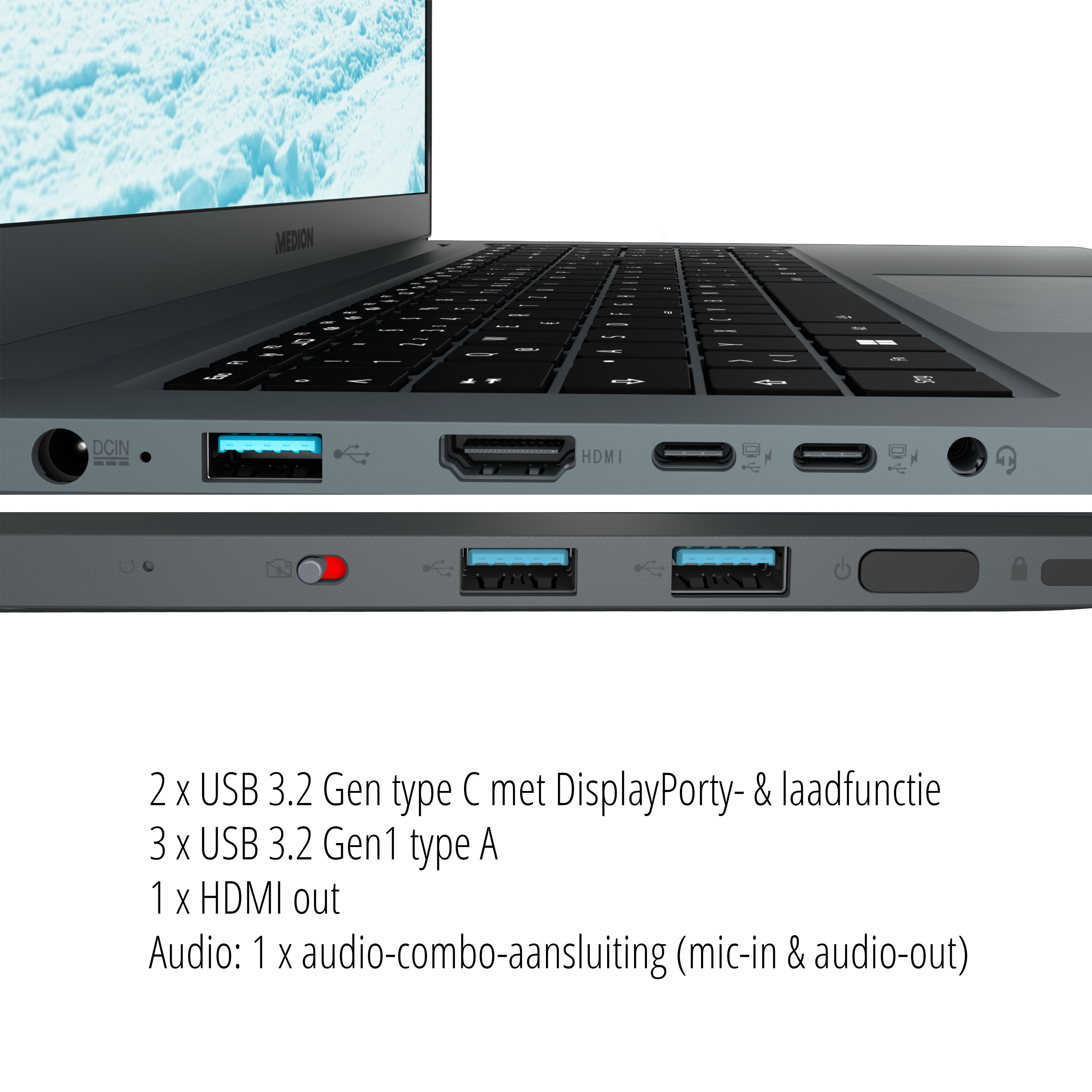 MEDION AKOYA® P17619 (MD62555) - 17,3 Zoll - Intel® Core™ i7 i7-13620H - 16 GB - 1 TB - NVIDIA GeForce® MX550 - Windows 11 Home