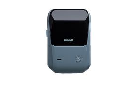 KINSI Tragbar Etikettendrucker,Mini TaschenaufkleberDrucker,Bluetooth  Wireless Schwarz-Weiß-Druck Drucker