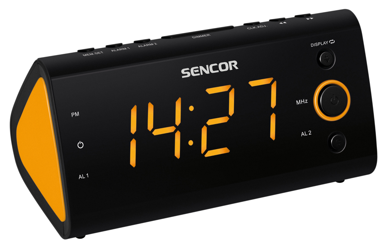 SENCOR SRC 170 OR Órás rádió, fekete-narancs (SRC OR)