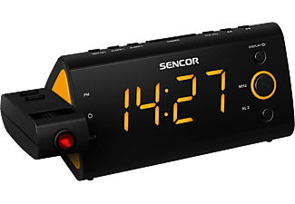 SENCOR SRC 330 OR Órás rádió, projektoros, fekete-narancs (SRC 330 OR)