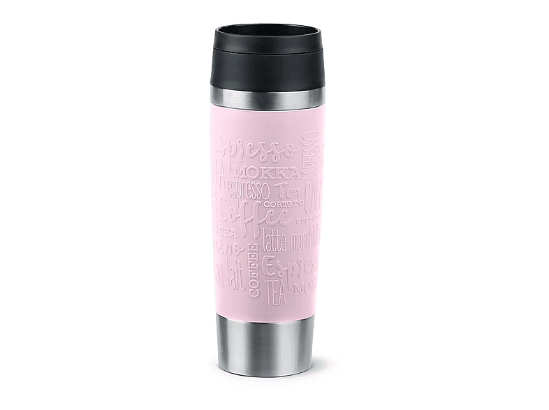 Emsa Travel Mug N20209 Classic - Taza De Café Térmico (360 Ml, Cierre De Rosca, Acero Inoxidable