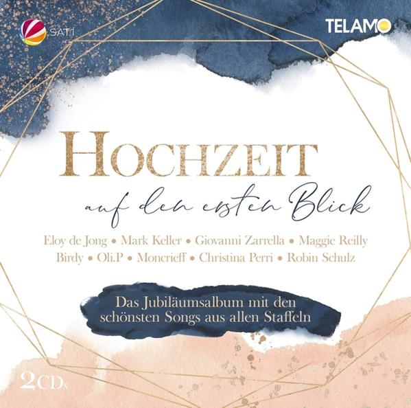 Albumcover mit Text 'HOCHZEIT' und Titel auf Deutsch, mit Blumen.