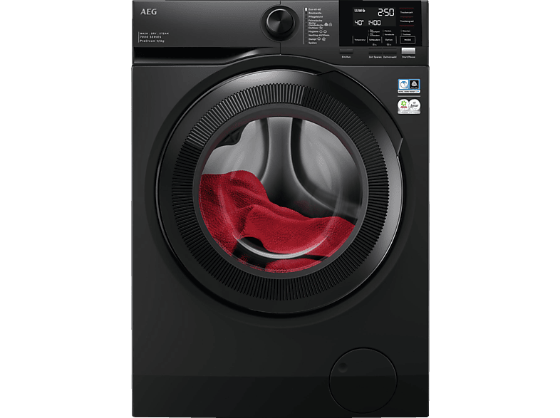 AEG LWR7S65690 Serie 7000 mit ProSteam®-Technologie Waschtrockner (9 kg / 5 kg, 1600 U/Min., Standgerät, Dark silver)