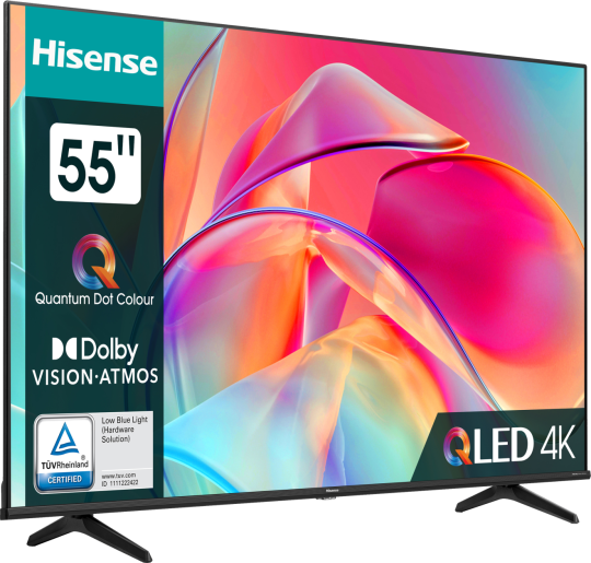 Egy 55 colos Hisense QLED 4K TV.