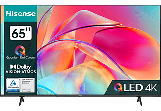 HISENSE 65E7KQ 4K UHD Smart QLED televízió, fekete, 164 cm