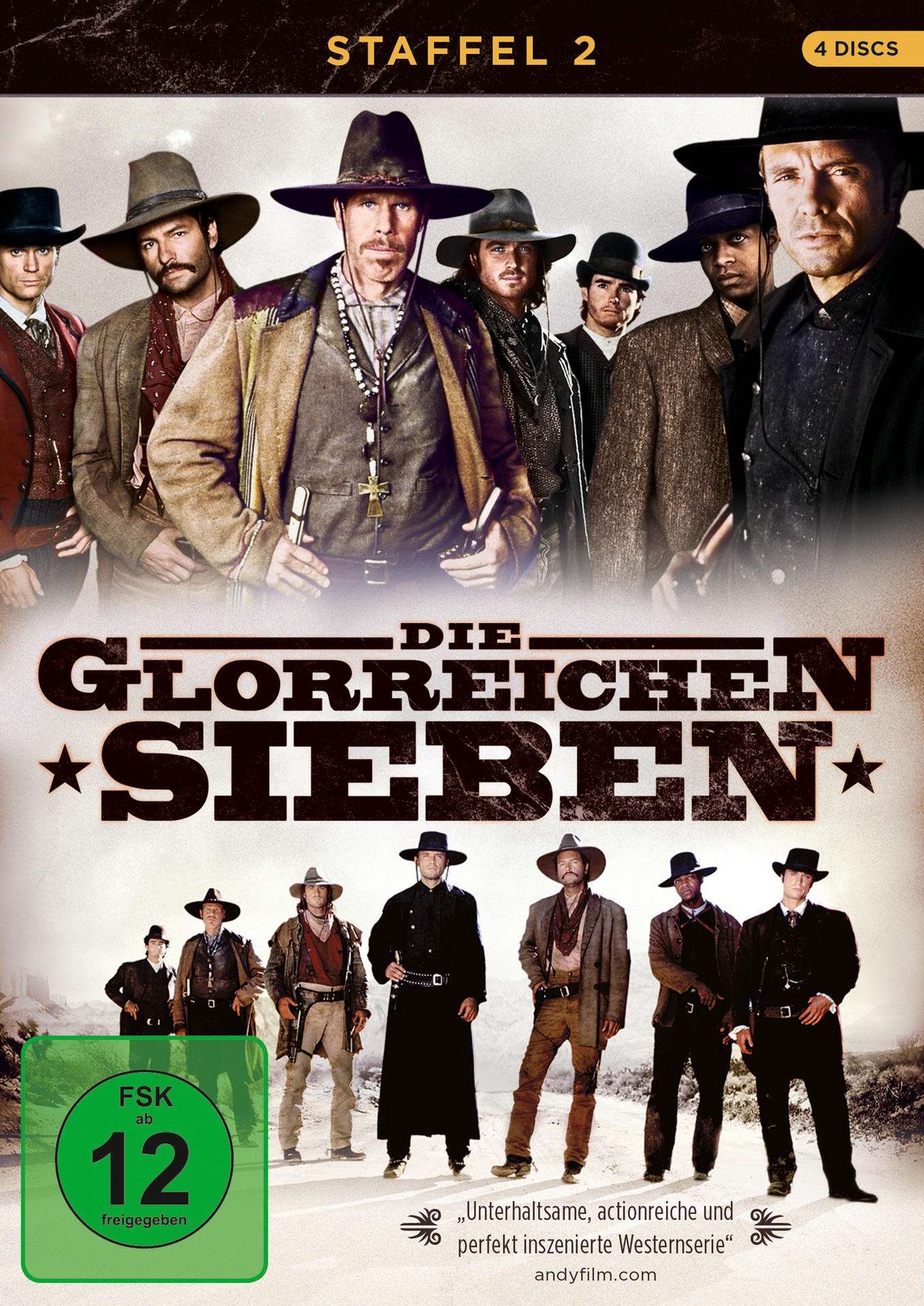 DVD-Cover einer Western-Serie.