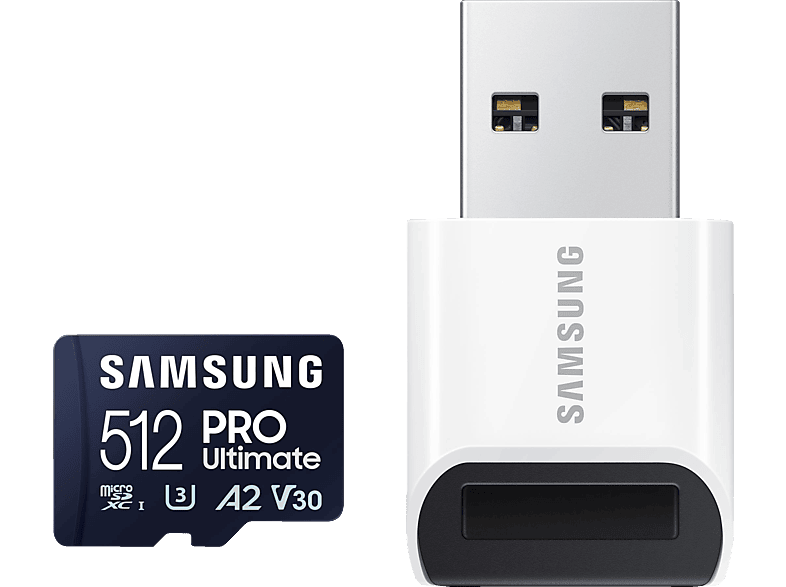 SAMSUNG PRO Ultimate, Micro-SD Speicherkarte, GB, 200 MB/s 512