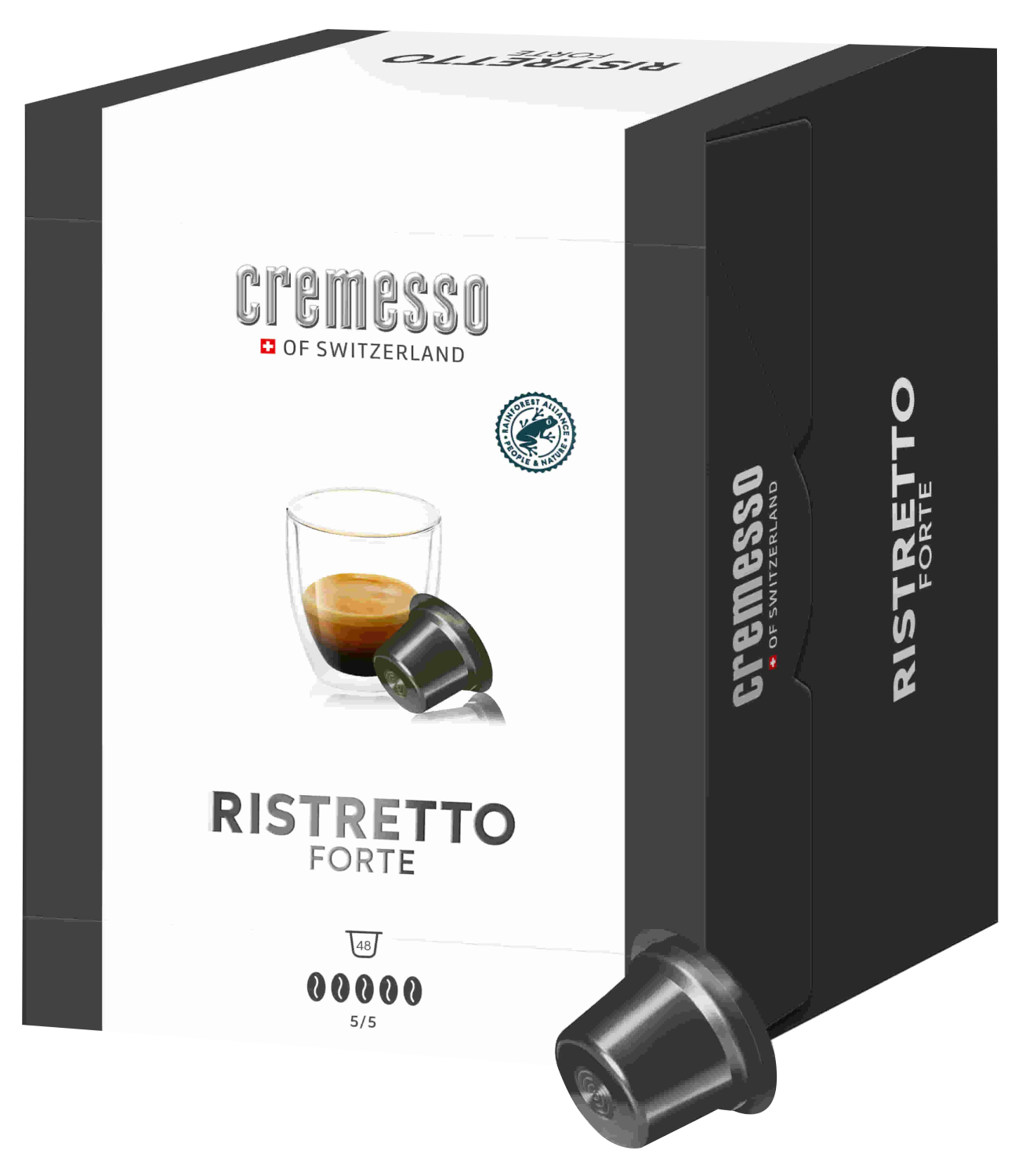 CREMESSO 11009287 Ristretto Forte XXL Box Kávékapszula, 48 db