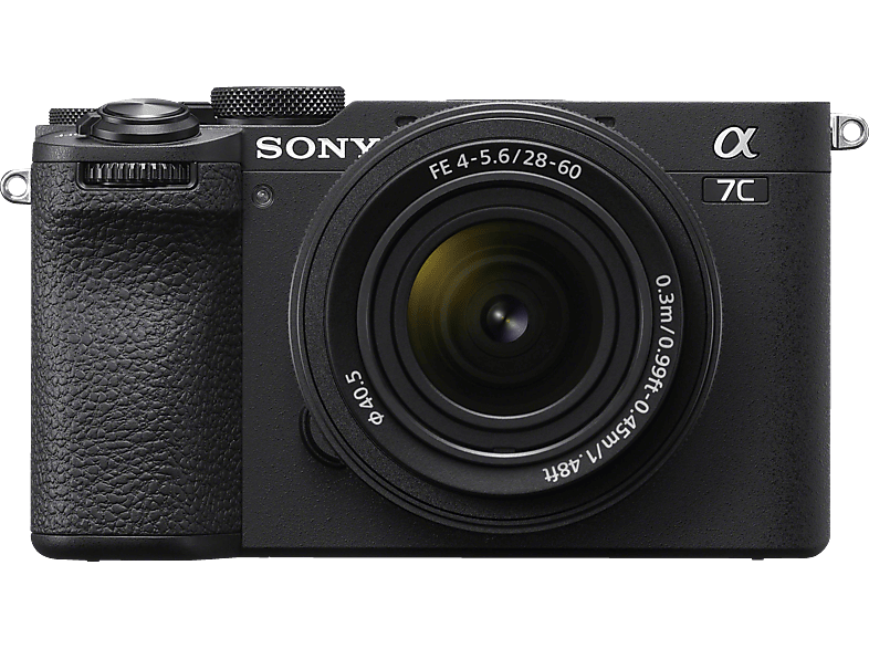 SONY Alpha 7C II Kit (ILCE-7CM2L) Vollformat Kamera mit Objektiv 28 - 60 mm, 7,5 cm Display Touchscreen, WLAN