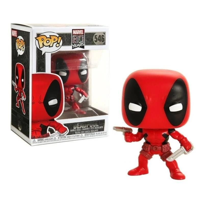 Figura Funko Pop! - Deadpool (primera aparición), Marvel 80 Aniversario