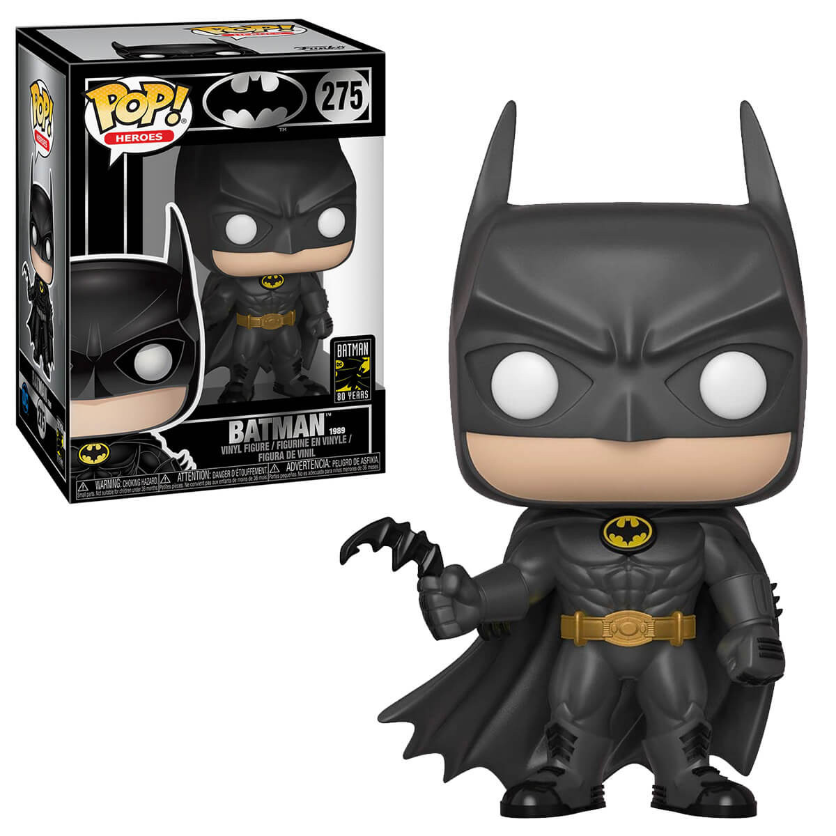 Figura Funko Pop! - Batman 80th Aniversary (1989 Movie Version), DC Comics