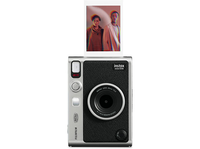 FUJIFILM INSTAX mini Evo Sofortbildkamera, Black Sofortbildkameras 