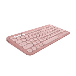LOGITECH Pebble Keys 2 K380s Bluetooth-toetsenbord voor meerdere apparaten - Rose