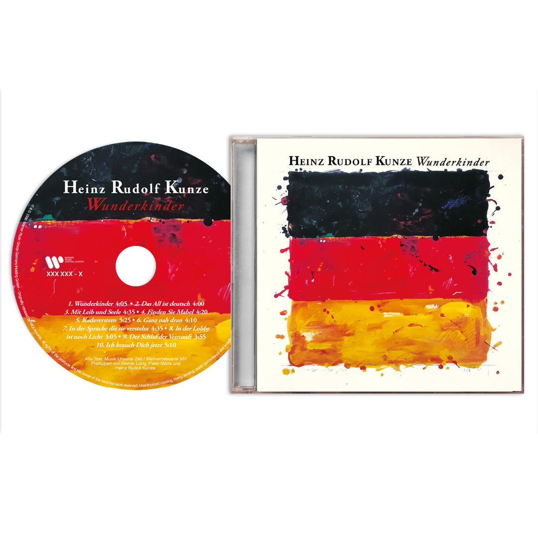 Das Bild zeigt ein CD-Cover von Heinz Rudolf Kunzes Album Wunderkinder.