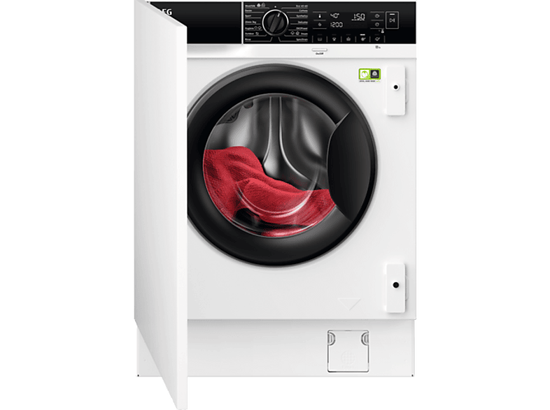 AEG L8FBE48SCI PowerCare beépíthető gőzmosógép, 8 kg, 1400 f/p., WiFi, A