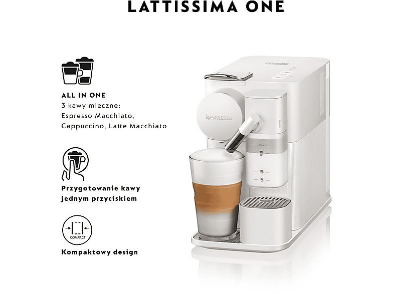 Nespresso Lattissima One EN510.W – zdjęcie 2