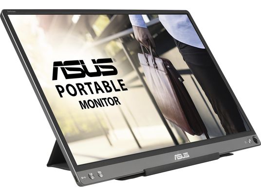 ASUS ZenScreen MB16ACE - Portabler Monitor, 15.6 ", Full-HD, 60 Hz, Grau