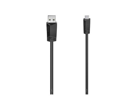 conecto cable USB 2.0, conector USB A a USB B, negro, 1,80 m : :  Informática