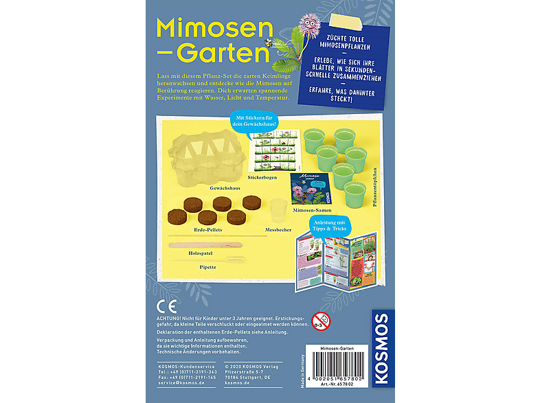 Thumbnail - KOSMOS Mimosen-Garten Mitbringexperiment, Mehrfarbig