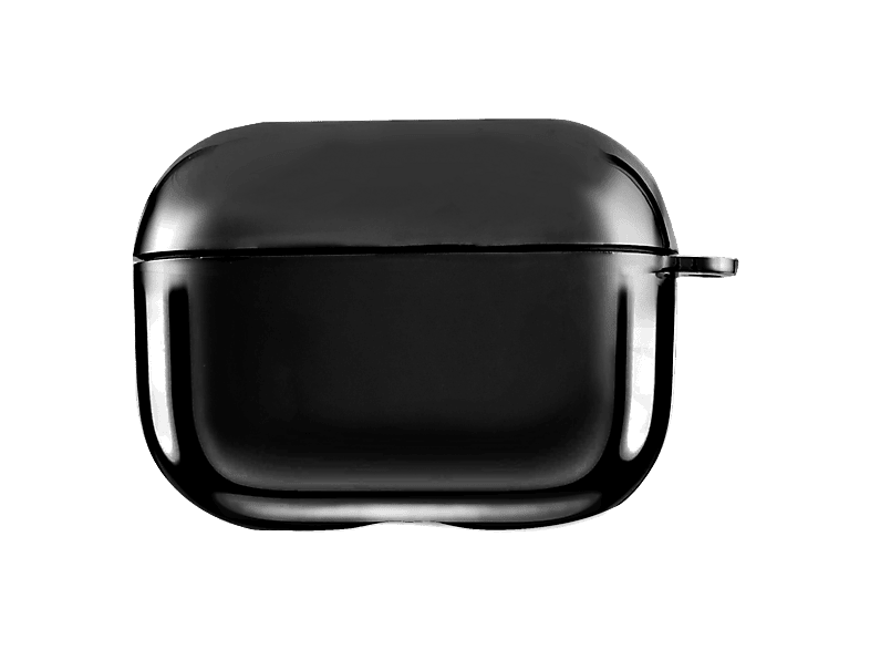 Funda estuche de carga auriculares - ISY IEC-2400-BK Airpods Pro Case, Compatible con Appel AirPods Pro, LED frontal visible, Negro