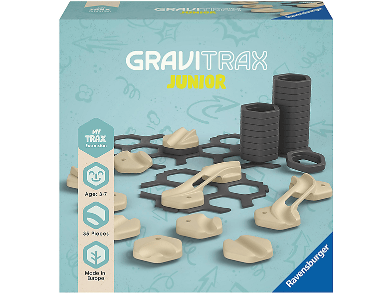 RAVENSBURGER GraviTrax Junior Extension Trax Kugelbahnsystem Mehrfarbig