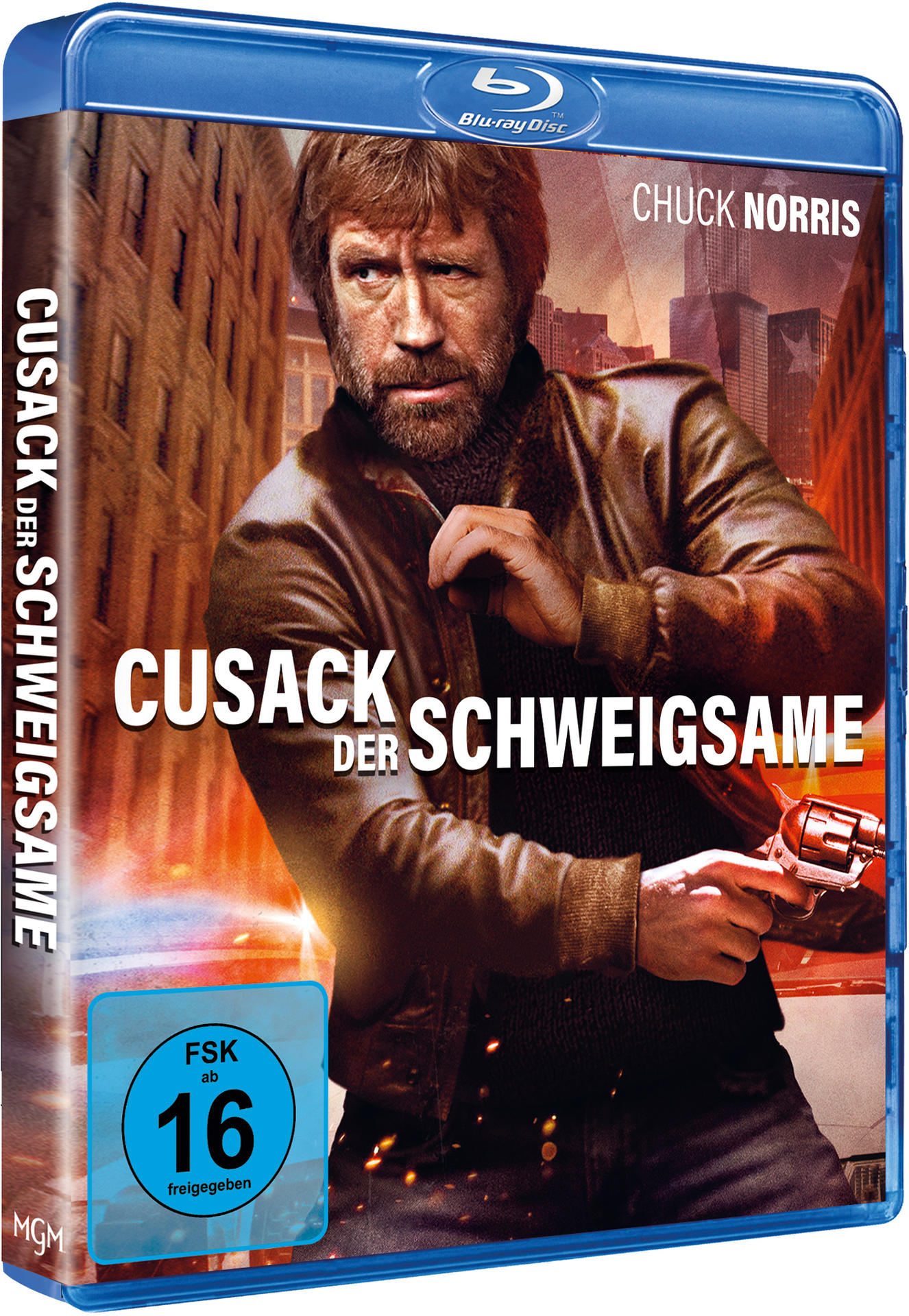 Blu-ray-Box des Films Cusack der Schweigsame mit Chuck Norris.