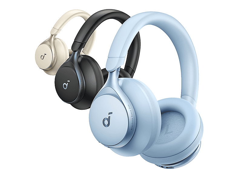Anker Soundcore Space One Verbesserte Geräuschunterdrückung, Himmelblau; Bluetooth Kopfhörer — Foto 5 von 5