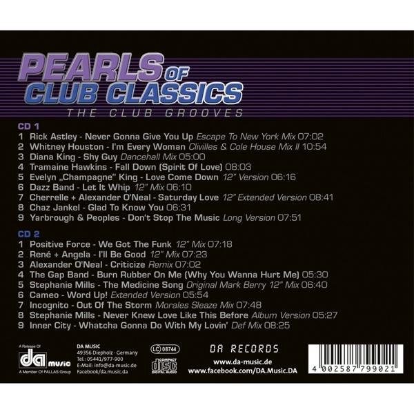 Rückseite einer CD-Hülle mit Musiktitel-Liste.