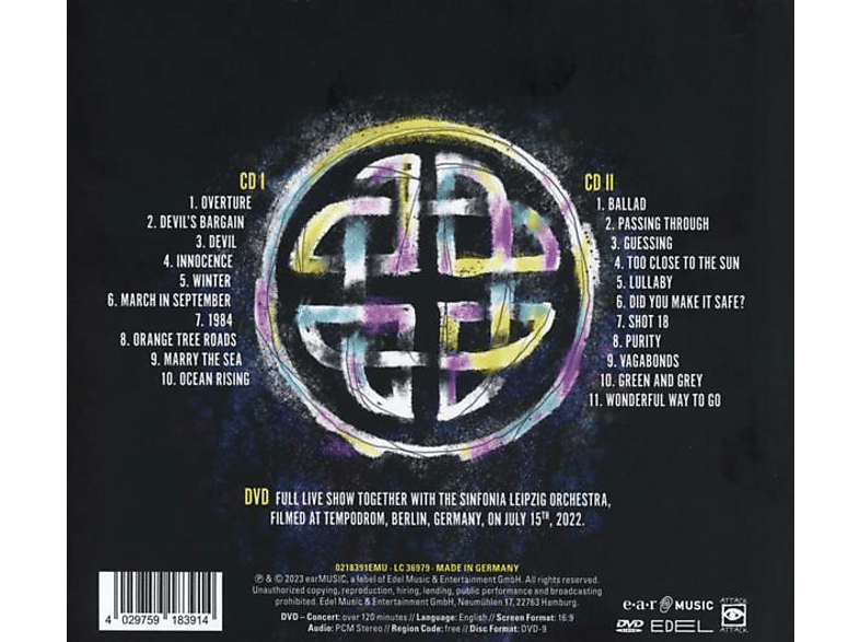 New Model Army - Sinfonia (Ltd.2CD+DVD Mediabook) [DVD + CD] — Foto 2 von 2