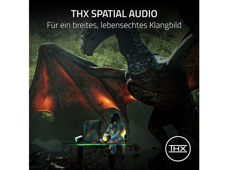 RAZER Nommo V2 X, BT 5.0, Schwarz; Gaming Lautsprecher — Foto 2 von 5