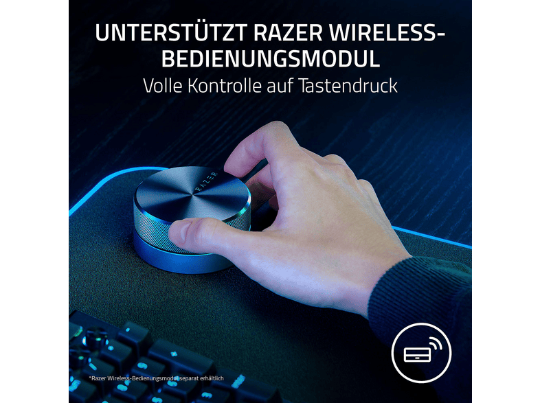 RAZER Nommo V2 Full-Range-2.1, RAZER, BT 5.3, Chroma RGB, Schwarz; Gaming Lautsprecher — Foto 4 von 5