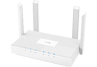CUDY WR1300E kétsávos AC1200 Wi-Fi Router, Gigabit LAN/WAN, fehér (218881)