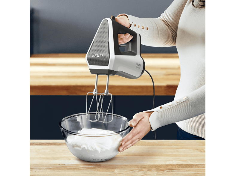 Krups GN6021 Handmixer (Weiß/Schwarz, 600 Watt) — Foto 3 von 3