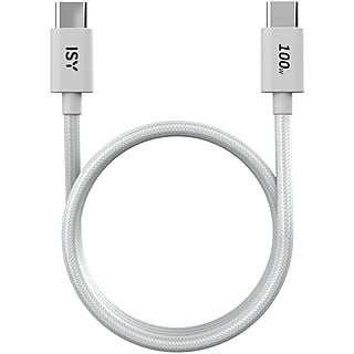 Kabel USB-C ISY 2m Biały IUC-5200
