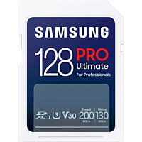 MediaMarkt SAMSUNG Samsung PRO Ultimate – SD kaart 128 GB – 200 & 130 MB/s – Geheugenkaart camera aanbieding