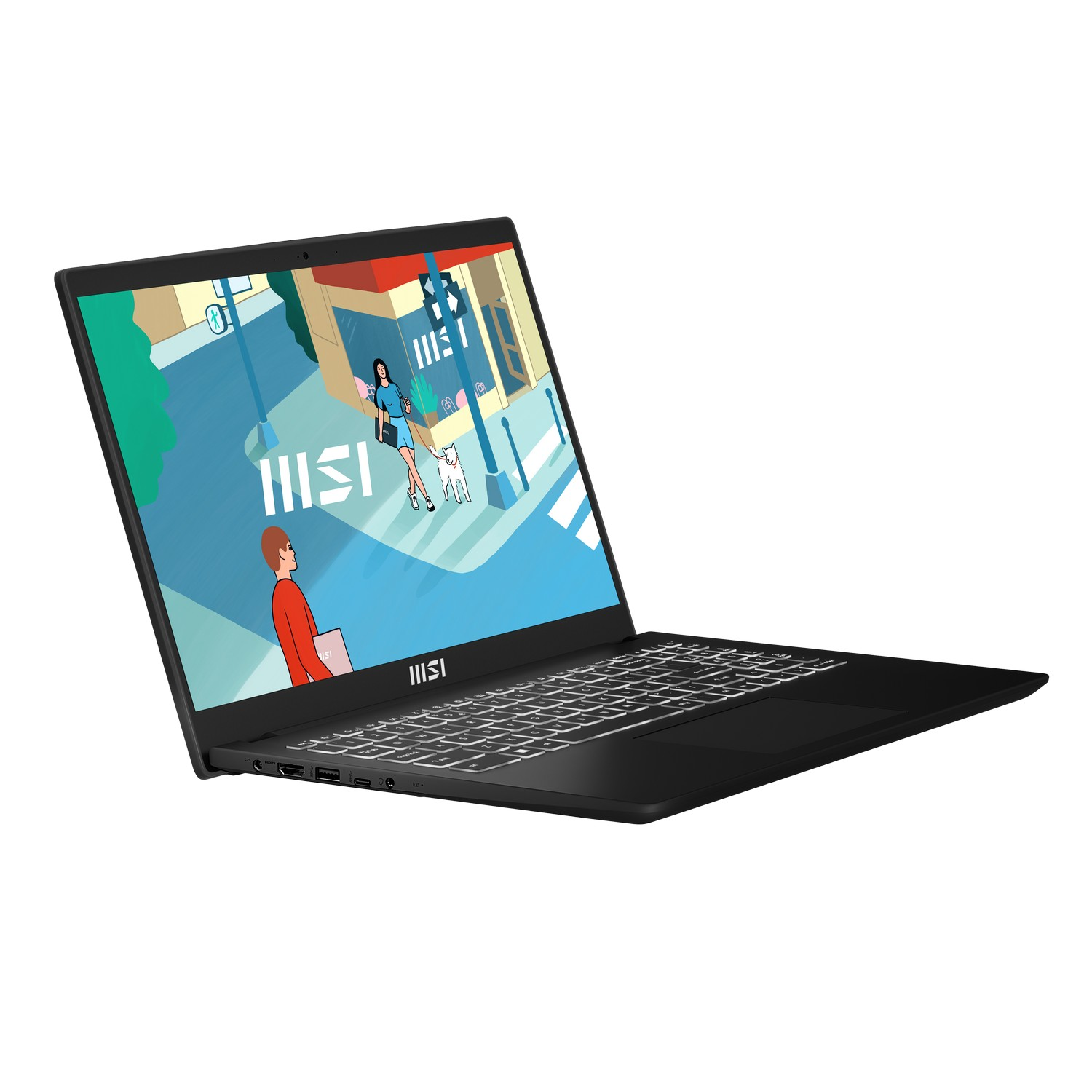 MSI Professionele laptop Modern 15 B13M-272BE Intel Core i5-1335U