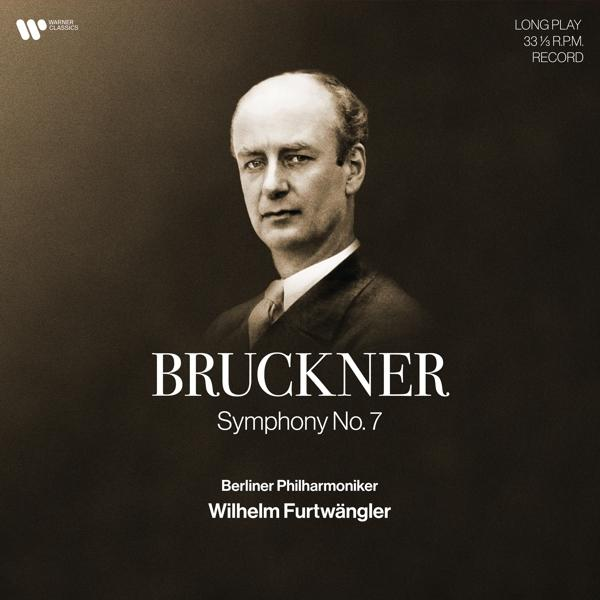 Album borítója Wilhelm Furtwängler portréjával, Bruckner 7. szimfóniája, Berliner Philharmoniker, Warner Classics.