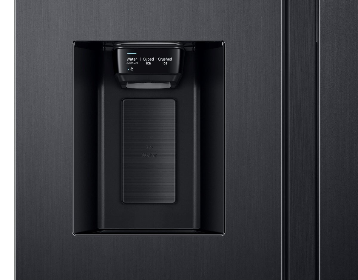 Lodówka Side by side SAMSUNG RS68CG885EB1EF 178cm Grafitowa stal No Frost RS8000 Wi-Fi