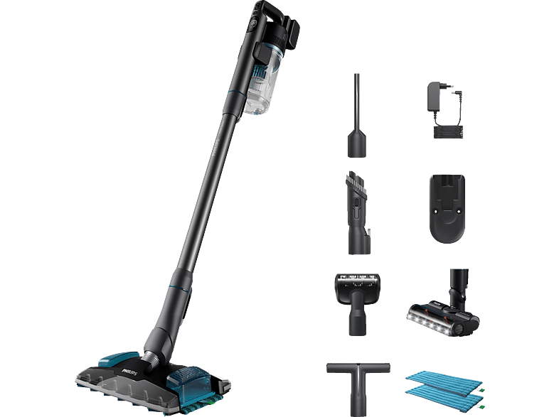 Akkusauger mit Stiel PHILIPS XC8055/01 Aqua Plus mit Laufzeit von bis