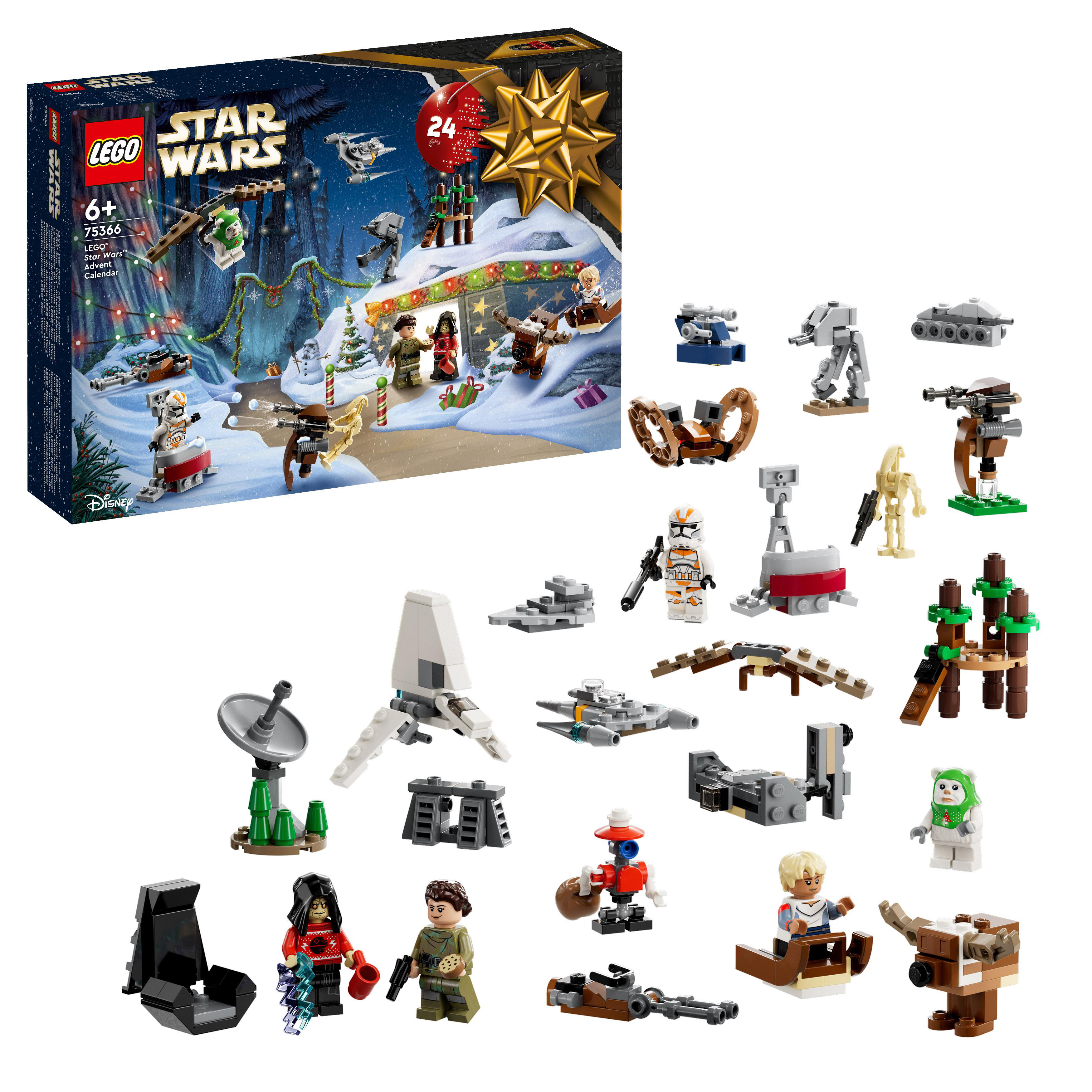 LEGO Star Wars 75366 Adventskalender Bausatz, Mehrfarbig