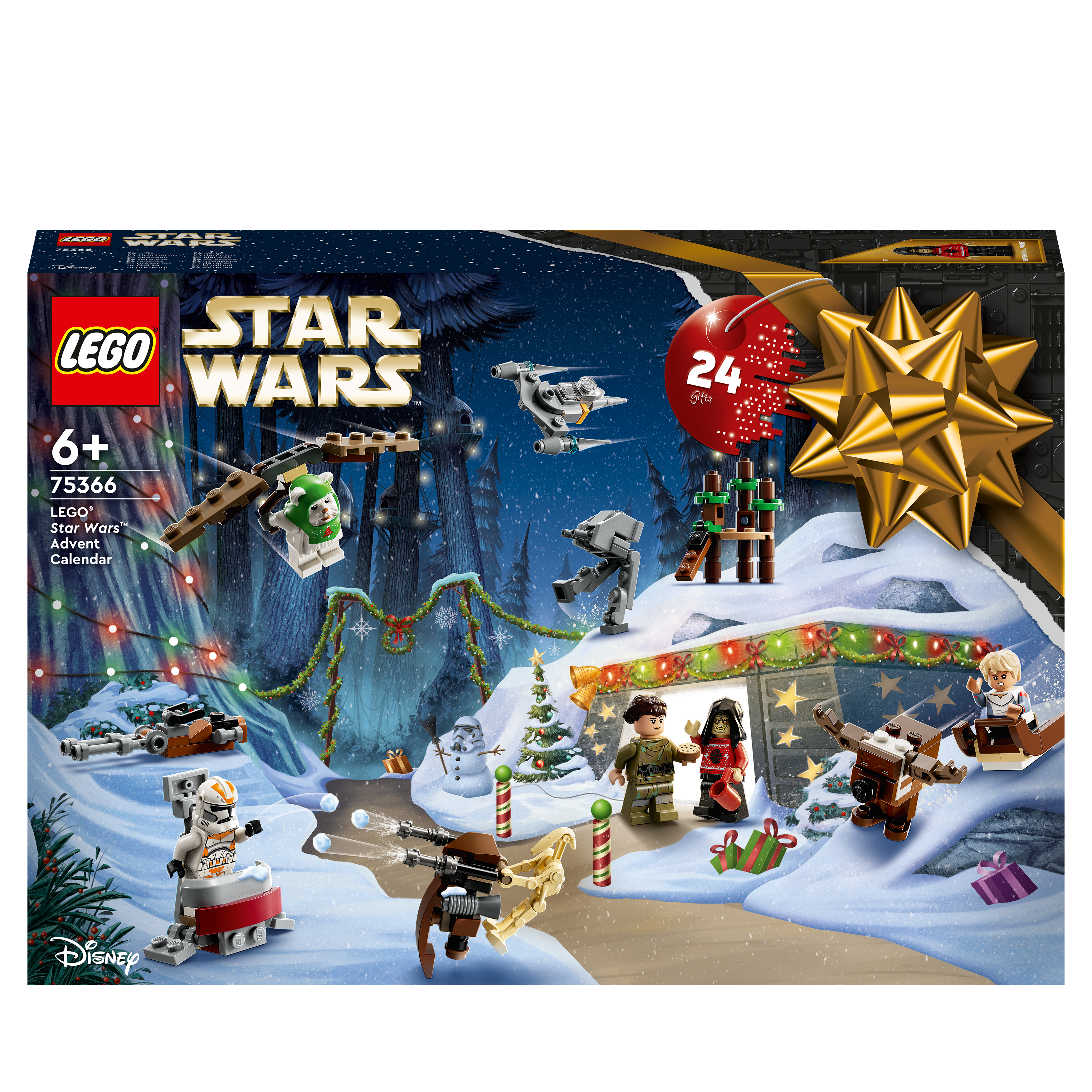 LEGO Star Wars 75366 Adventskalender Bausatz, Mehrfarbig