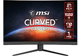 MSI G27CQ4 E2 27'' Ívelt WQHD 170 Hz 16:9 Adaptive-Sync VA LED Gamer monitor