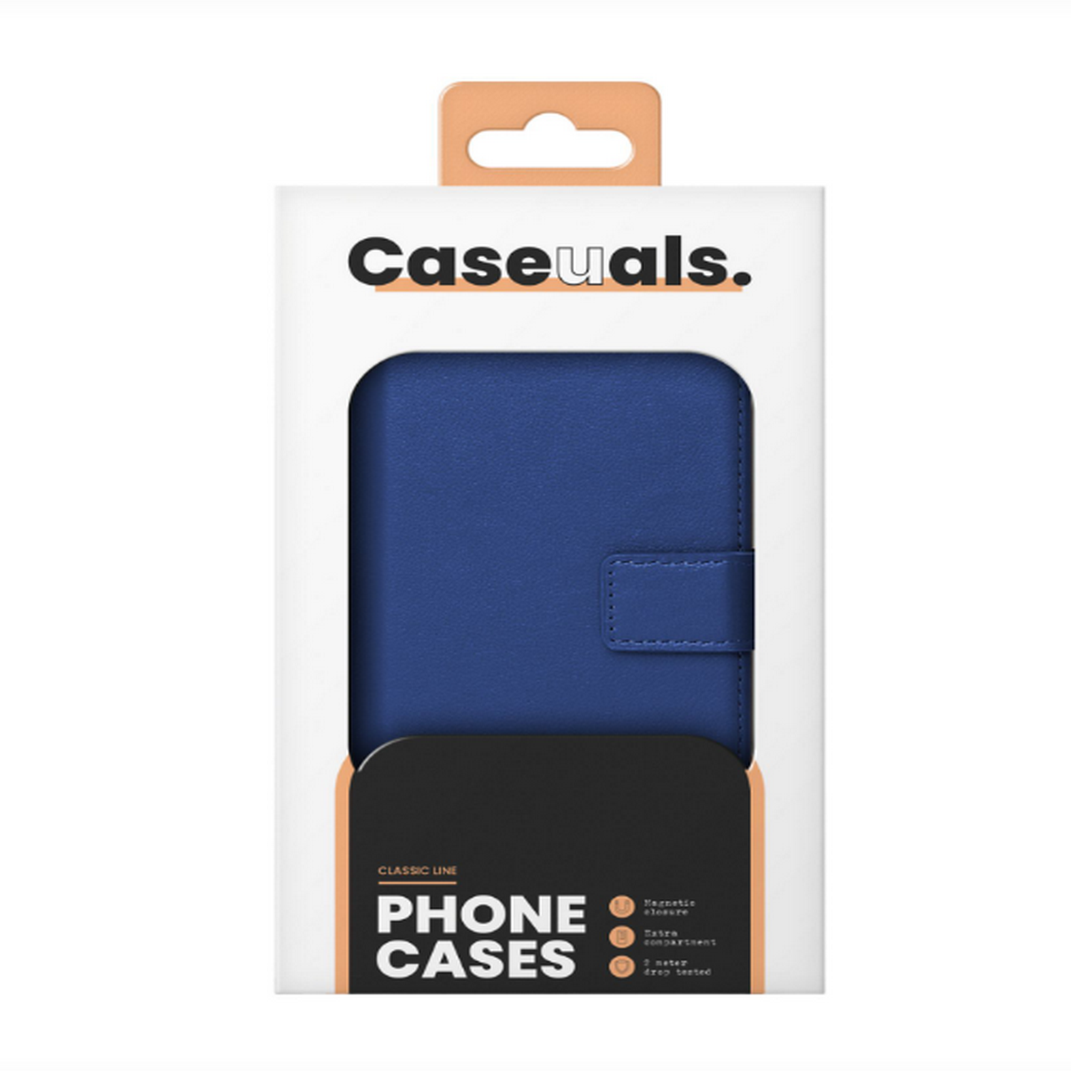 CASEUALS Flipcover iPhone 13 Bleu (CS-8021)