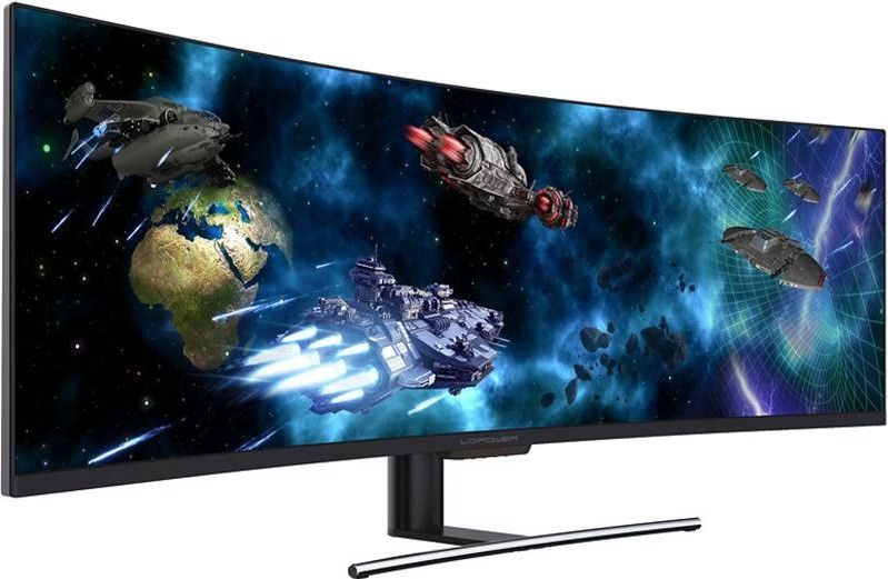 LC POWER LC-M49-DFHD-144-CQ 49 " UFHD Moniteur de jeu (6 ms temps de réaction, 144 Hz)