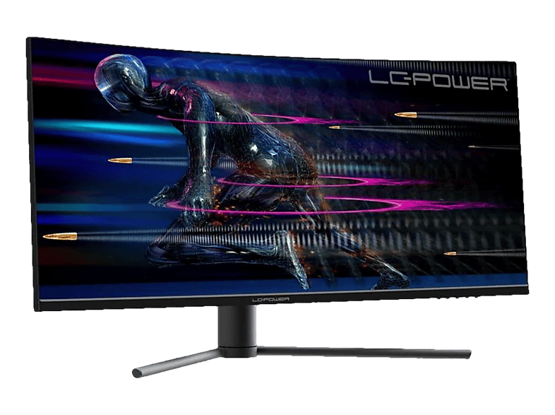LC POWER LC-M34-UWQHD-165-C - Gaming-Monitor, 34 , UWQHD, 165 Hz, Schwarz