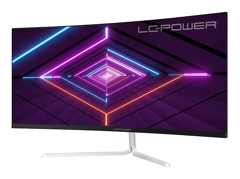 LC POWER LC-M34-UWQHD-100-C-V3 - Gaming-Monitor, 34 , UWQHD, 100 Hz, Weiss