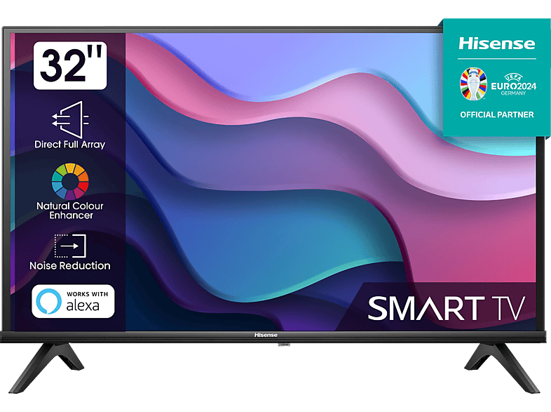 HISENSE 32A4K LED TV (Flat, 32 Zoll / 80 cm, HD-ready, SMART TV, VIDAA ...